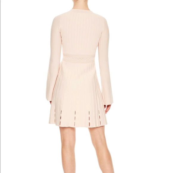 Sandro trumpet sleeve knit dress 36 (XS) - Picture 2 of 6